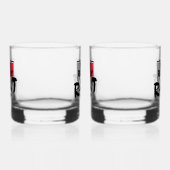 À Whisky Verre rocheux de la fourrure de rugby (Droite)