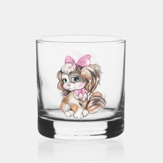 À Whisky Verre Whiskey Chiot (Recto)
