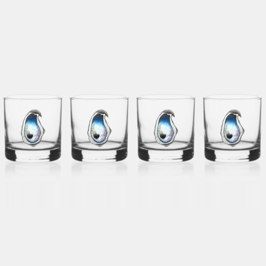 À Whisky Verre Whiskey Oyster - 4 set (Recto)