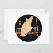 A White Macaw, Jakuchu Briefkaart (Voorkant / Achterkant)