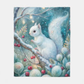 A White Squirrel Fleece Deken (Voorkant)