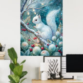 A White Squirrel Poster (Thuiskantoor)