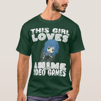 A Who Girl Loves Video Games funny T-shirt