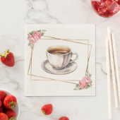 A Whole Latte Love Paper Napkin Servet (Insitu)