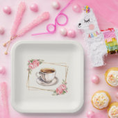 A Whole Latte Love Paper Plate Papieren Bordje (Feest)
