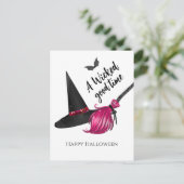 A Wicked Good Time Happy Halloween Briefkaart (Staand voorkant)