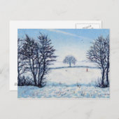 A Winters Walk Briefkaart (Voorkant / Achterkant)
