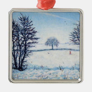 A Winters Walk Metalen Ornament