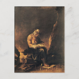 A Witch - Salvatore Rosa (1646) Briefkaart