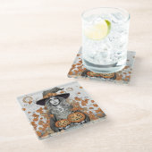 A witch's love glazen onderzetter (Schuin)