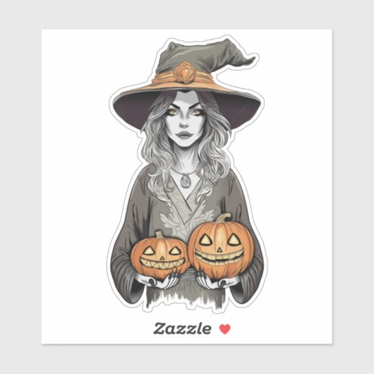 A witch's love sticker (Vel)
