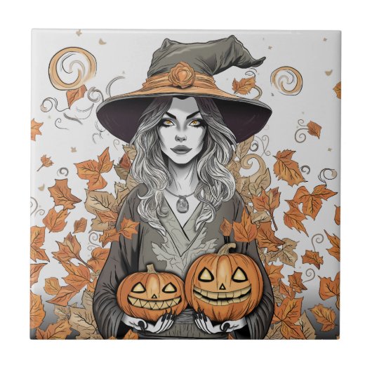 A witch's love tegeltje (Voorkant)