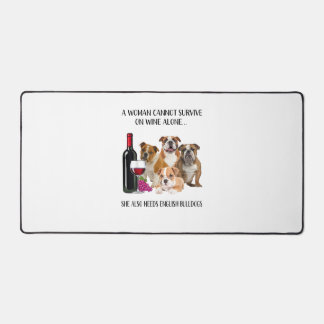 A Woman Cannot Survive on Wine Alone English Bulld Bureaumat