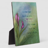 A Womans Heart - Calla Lily Fotoplaat (Zijkant)