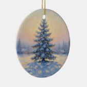 A wonderful Monet-style Christmas tree Keramisch Ornament (Rechts)