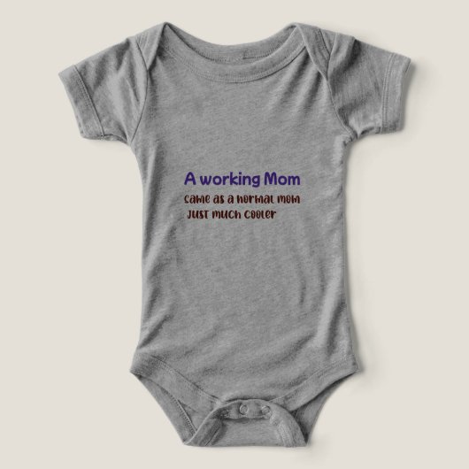 A Working Mom Same As normal Mom Just Much Cooler (Design Recto)