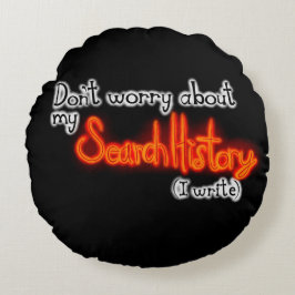 A Writer's Secret Rond Kussen