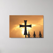 A Wrought-iron Cross Canvas Afdruk (Voorkant)