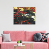 A. Y. Jackson - Red Maple Canvas Afdruk (Insitu (Woonkamer))