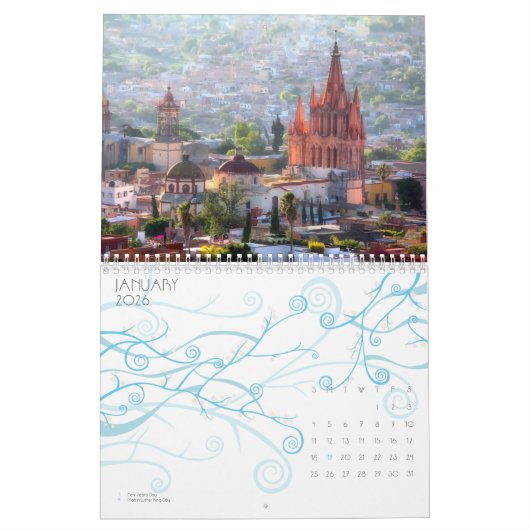 A Year in San Miguel de Allende, Mexico, Calendar Kalender (Jan 2026)