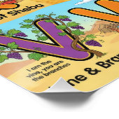 A-Z Bijbel Personage Alfabet Perfect Poster (Hoek)