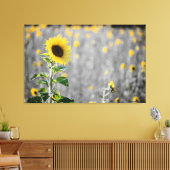 A Zonnebloemen Canvas Afdruk (Insitu (Woonkamer))