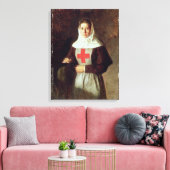 A Zuster, 1886 Canvas Afdruk (Insitu (Woonkamer))