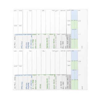 AA B787 Notes Kaart Pad Notitieblok