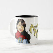 AA één Tweekleurige Koffiemok (Voorkant links)