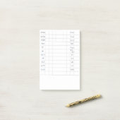 AA Flight Deck Sticky Pad 1 Post-it® Notes (Op bureau)