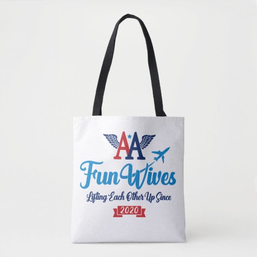 AA Fun Wives Logo Draagtas (Voorkant)