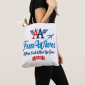 AA Fun Wives Logo Draagtas (Dichtbij)