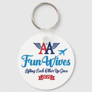 AA Fun Wives Logo Sleutelhanger
