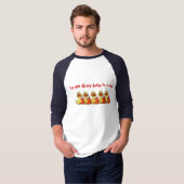 AA- Funny Cartoon Ducks in a row shirt (Voorkant volledig)