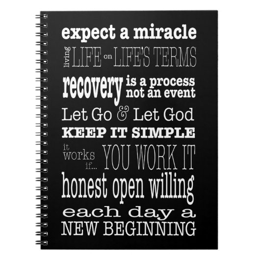 AA Gezegden & slogans 2 Notitieboek (Voorkant)