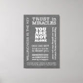 AA Gezegden & Slogans 3 Canvas Afdruk (Voorkant)