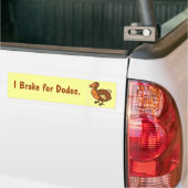AA-I remmen voor Dodos. Bumpersticker (Op Truck)