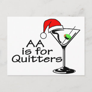AA is voor Quitters Briefkaart