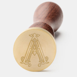 AA Monogram AA Crest Wax Seal Stempel voor Envelop