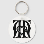AA Monogram Sleutelhanger (Voorkant)