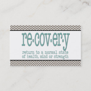 AA Recovery Definition Visitekaartje