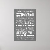 AA Sayers & Slogans 1 Toile (Recto)