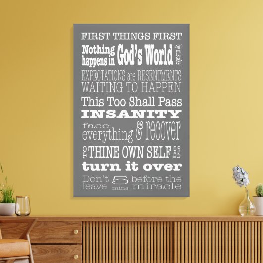 AA Sayers & Slogans 1 Toile (Insitu(Salon))