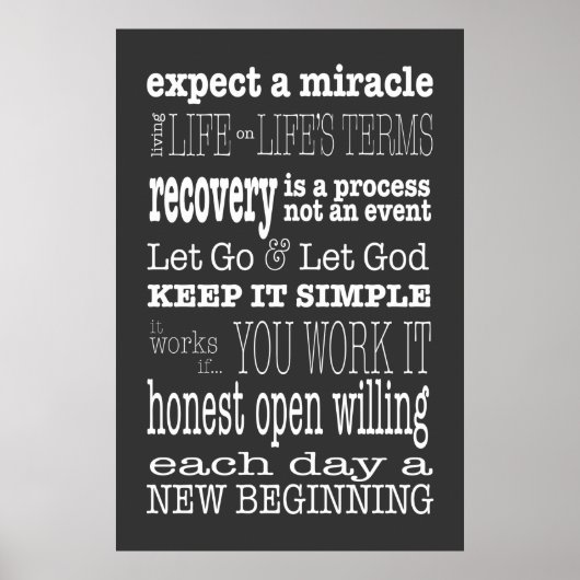 AA Slogans & Gezegden 2 Poster (Voorkant)