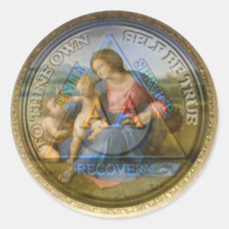 AA toegevoegd Ronde Sticker