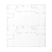 AA Vluchtdecijfer 3 Blocnote (Voorkant)