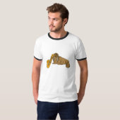 AA- Walrus die het Saxophone T-shirt speelt (Voorkant volledig)