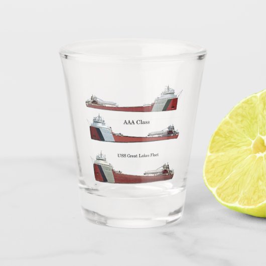 AAA-klasse-vrachtschepen, vuurglas Shot Glas (Voorkant)