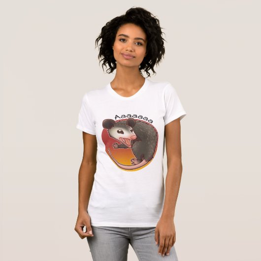 Aaaaa Screaming Opossum T-shirt (Voorkant volledig)