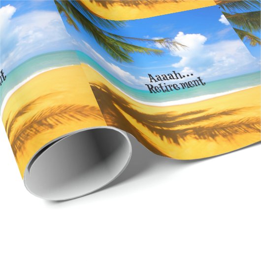 Aaah...pensioen en ontspanning cadeaupapier (Rol Hoek)